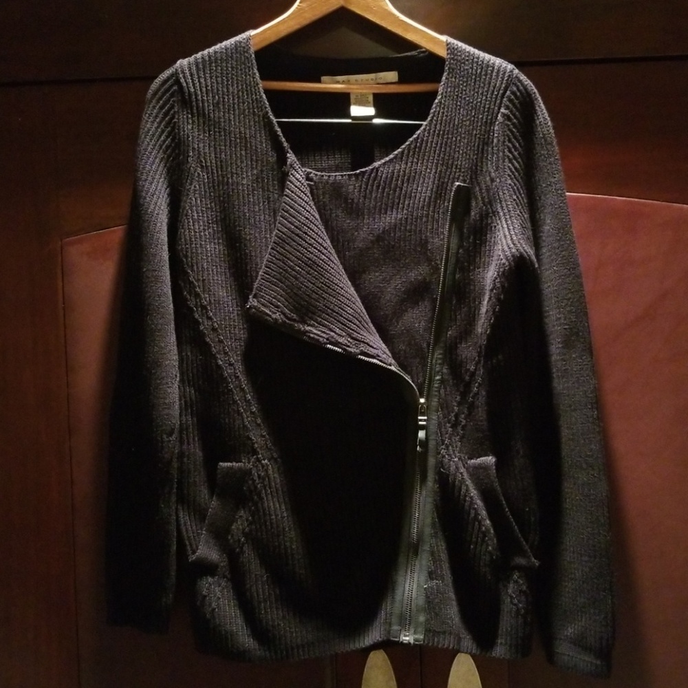 Max Studio Zip Cardigan
